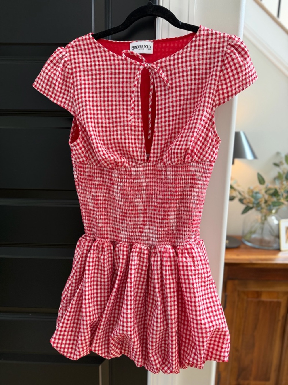 PRINCESS POLLY gingham dress